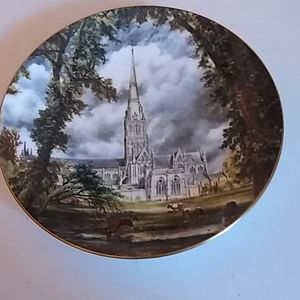 Salisbury cathedral London bone china plate